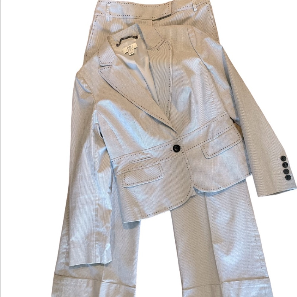 Ann Taylor Loft Petite Summer Suit, 4P